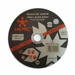 Disco de Corte HEMIC 115x1x22,23mm